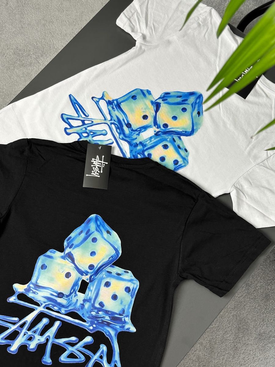 Футболка STUSSY Fuzzy Ice sttxsbi фото