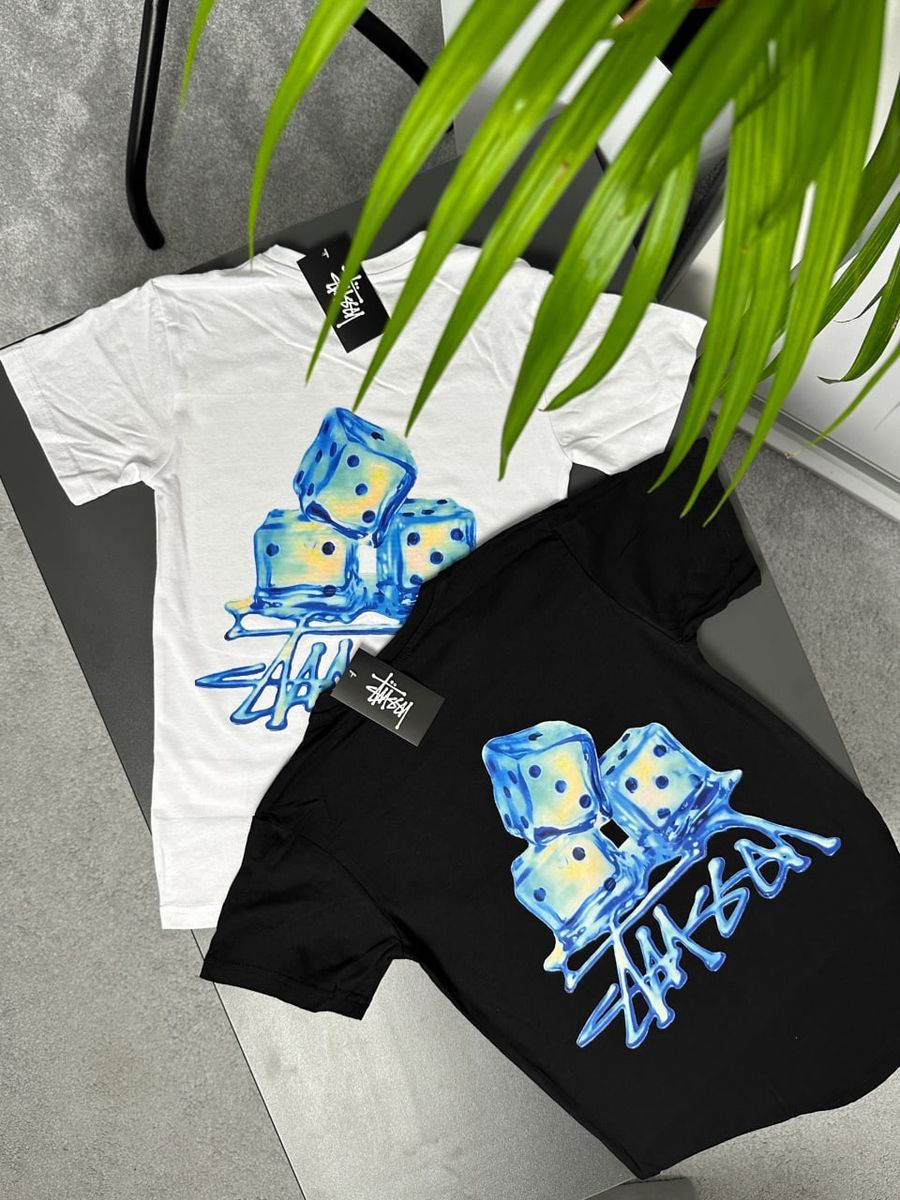 Футболка STUSSY Fuzzy Ice sttxsbi фото