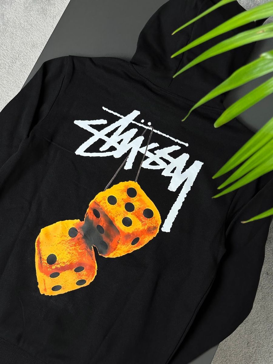 Худі STUSSY Fuzzy Dice Yellow sthxsby фото