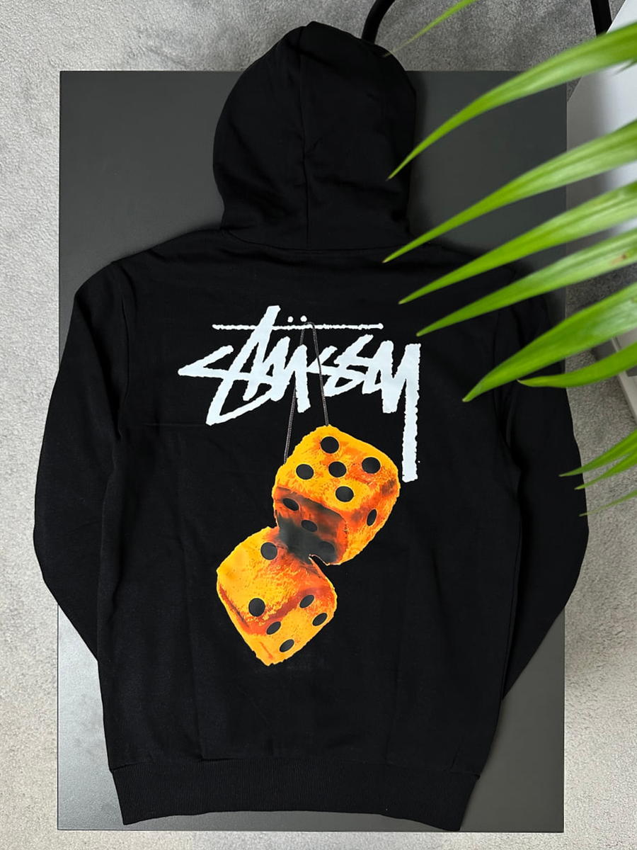 Худі STUSSY Fuzzy Dice Yellow sthxsby фото
