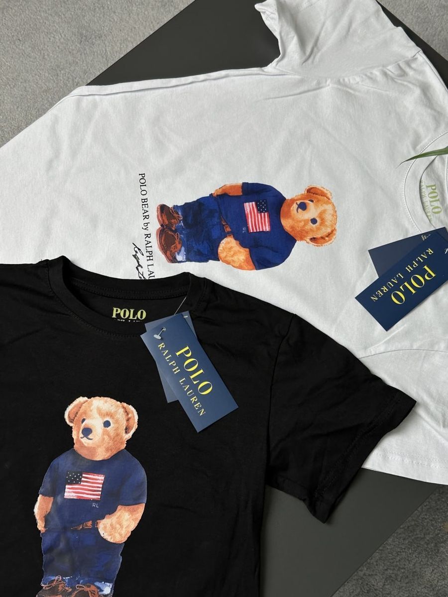 Футболка POLO RAPLH LAUREN USA Bear rltxsbub фото