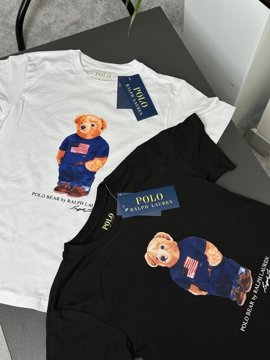 Футболка POLO RAPLH LAUREN USA Bear rltxsbub фото