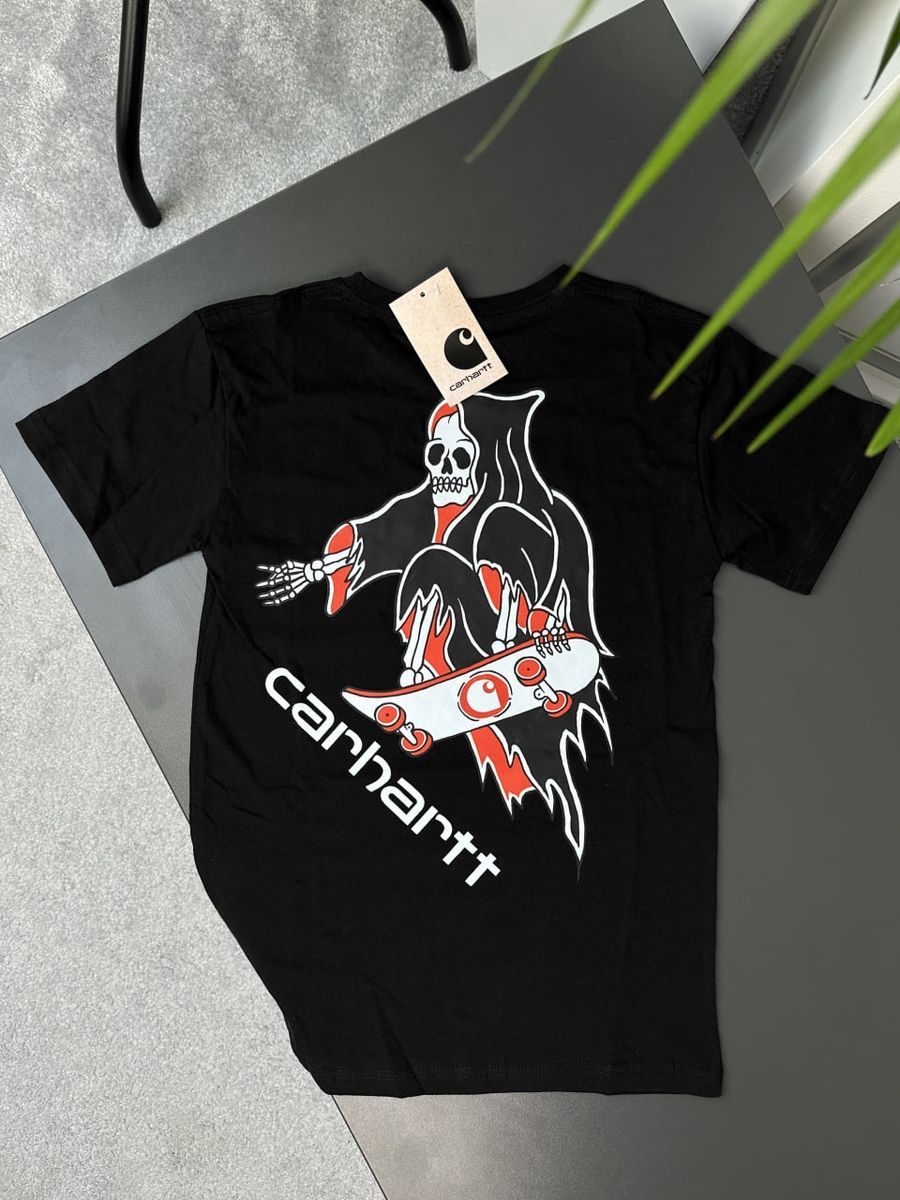 Футболка CARHARTT Grim Reaper chtxsbgr фото