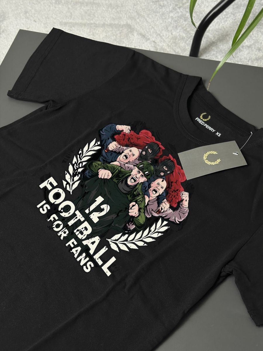 Футболка FRED PERRY Football Fans fptxsbff фото