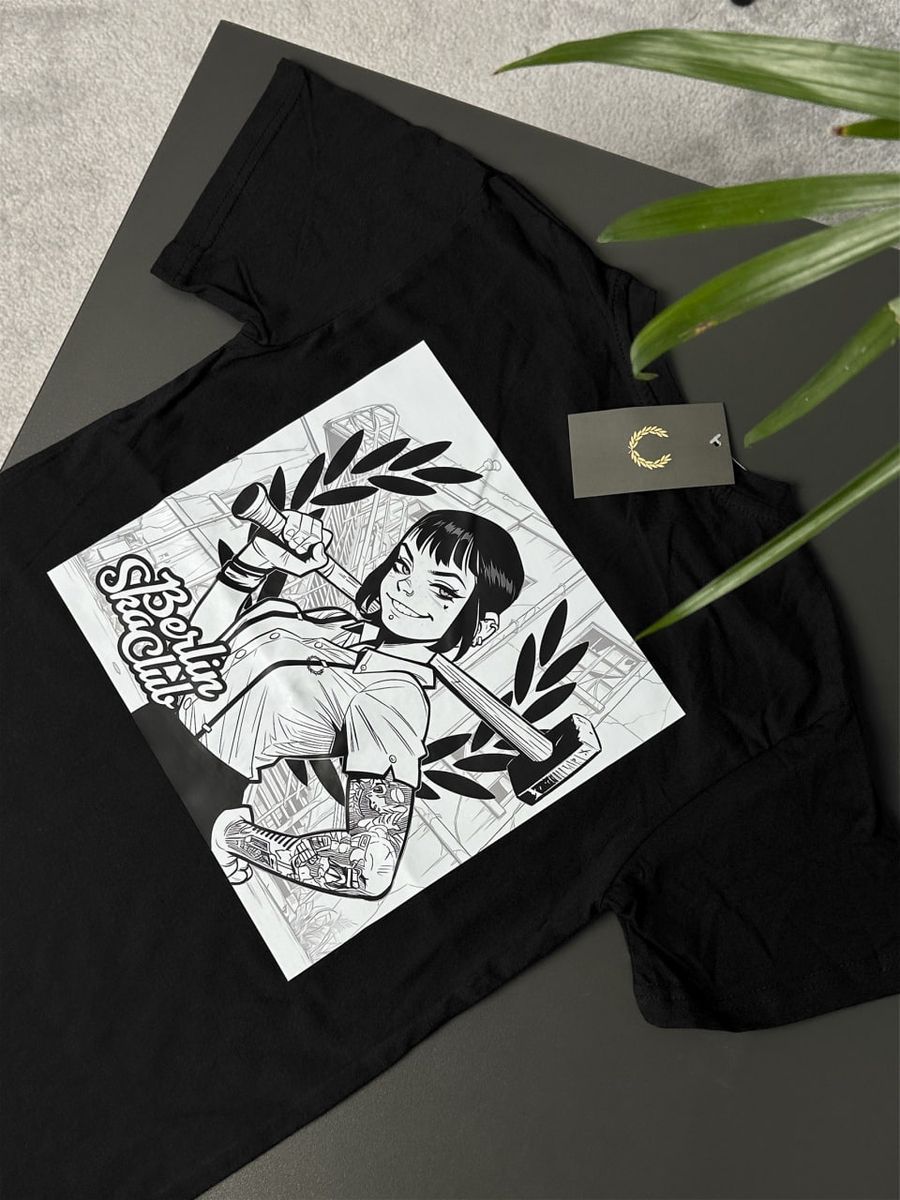Футболка FRED PERRY Berlin Ska Club fptxsbbsc фото