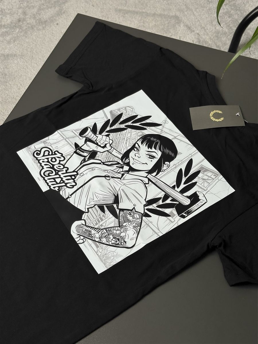Футболка FRED PERRY Berlin Ska Club fptxsbbsc фото