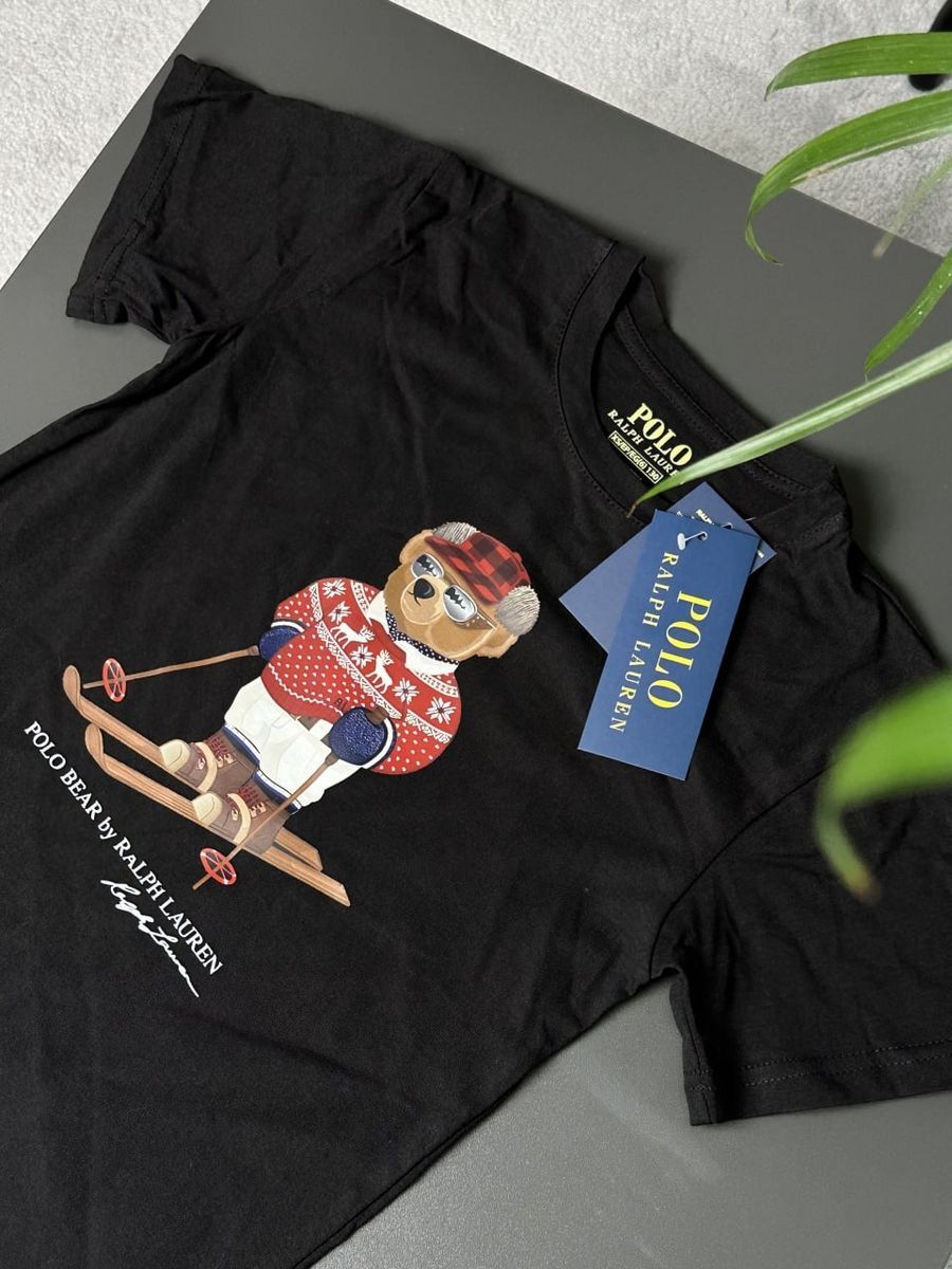 Футболка POLO RAPLH LAUREN Bear on Skis rptxsbbos фото