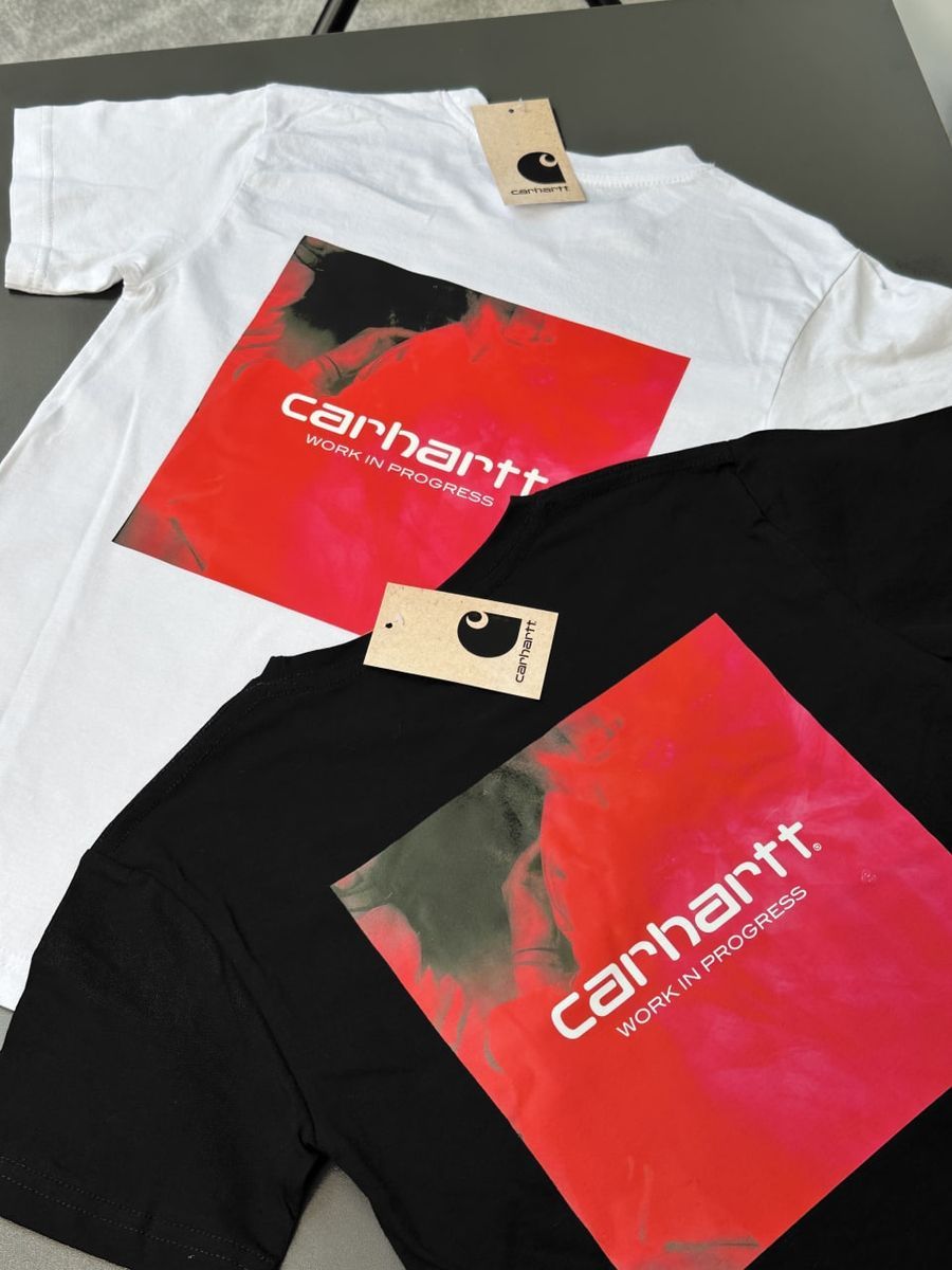 Футболка CARHARTT Red Gradient chtxsbr фото