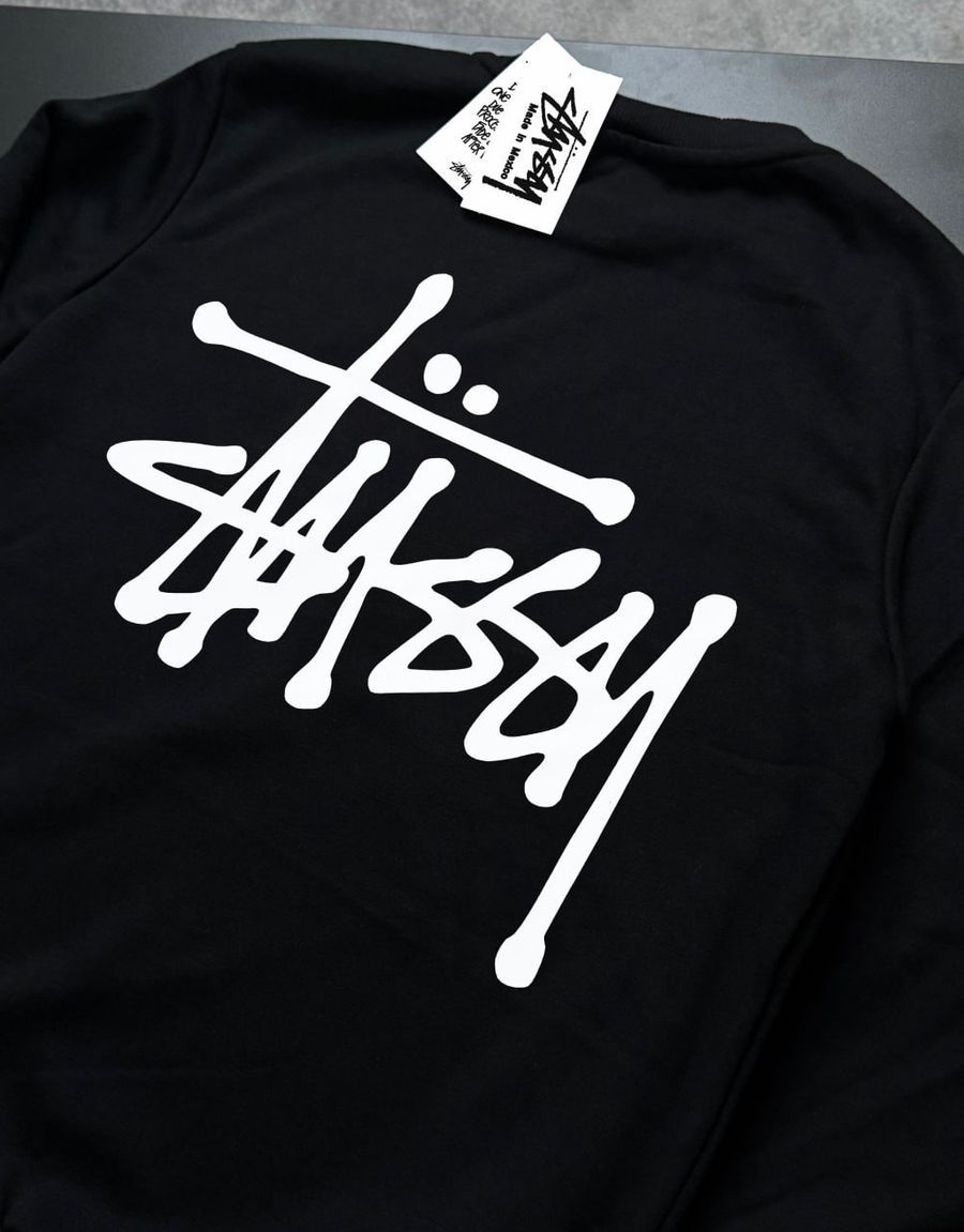 Світшот STUSSY Basic stsxsbbsc фото